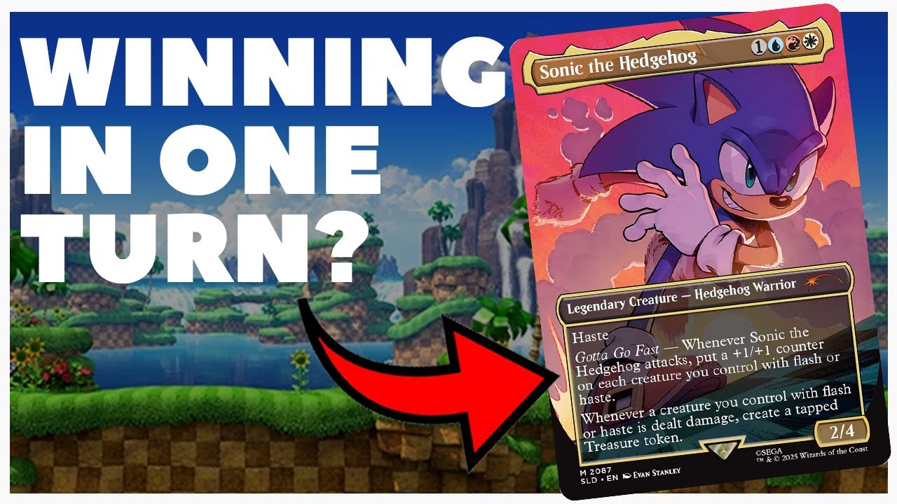 HOW CRAZY can you make a Sonic the Hedgehog Commander Deck??