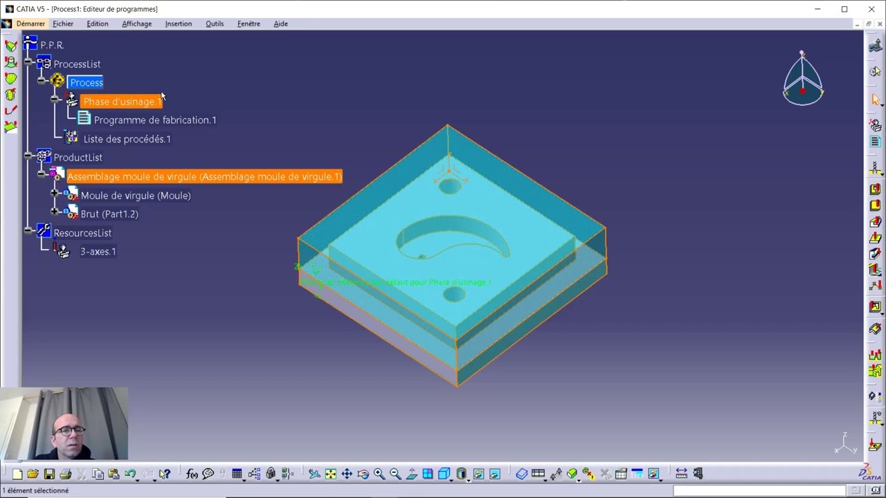 Usinage avec Catia V5