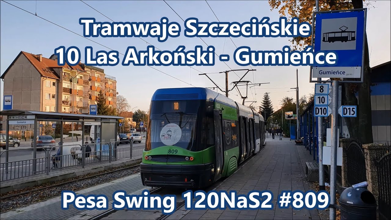 Tramwaje Szczecińskie - linia 10, Pesa Swing 120NaS2 #809