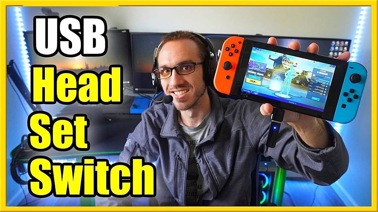 How to USE USB HEADSET on Nintendo Switch Docked or undocked (Best Method!)
