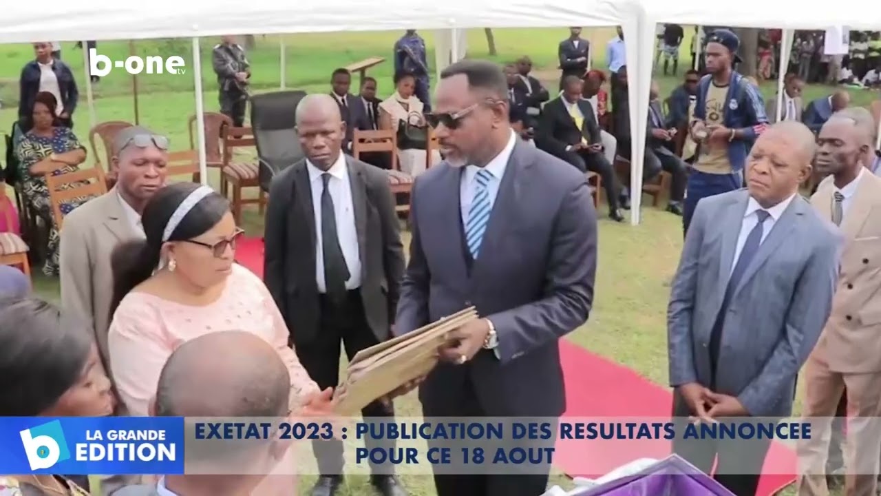 RDC : EXETAT 2023  publication des résultats annoncée pour ce 18 août