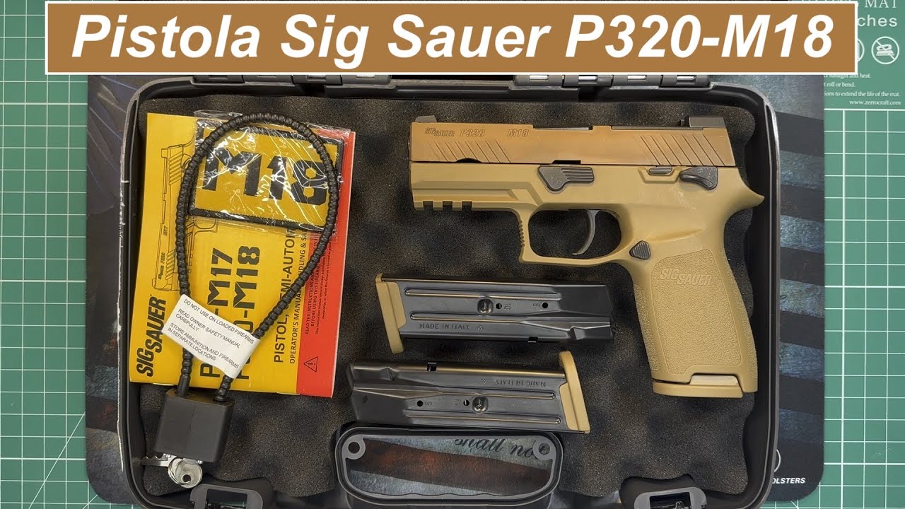 Pistola Sig Sauer P320-M18 9mm. Unboxing en Español