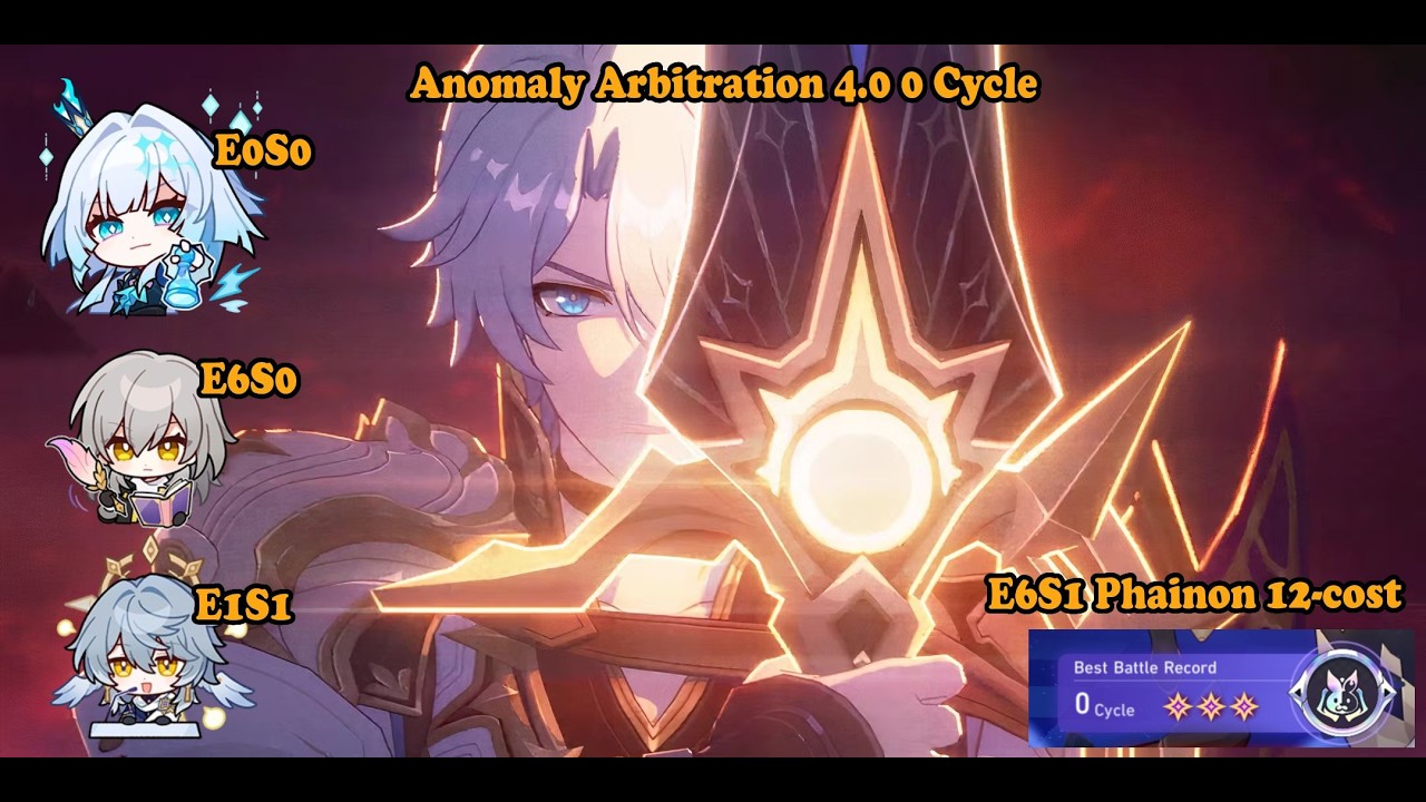 HSR 4.0 AA 0 Cycle | e6 Phainon | King in Check Anomaly Arbitration