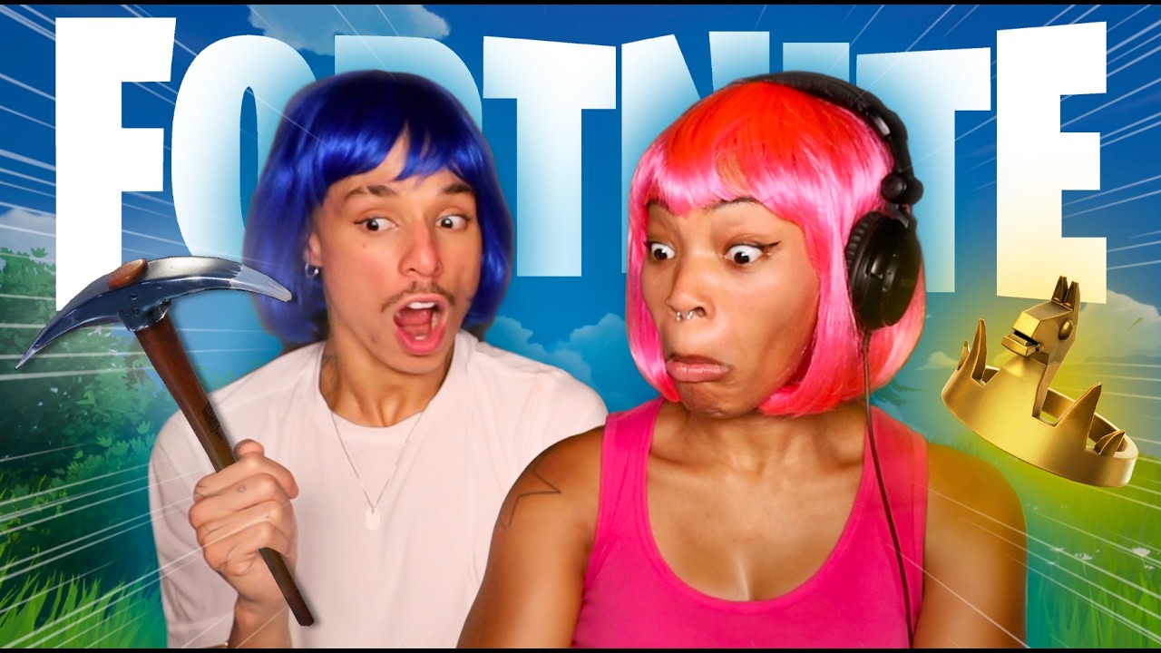 LARRAY TEACHES ME HOW TO PLAY FORTNITE