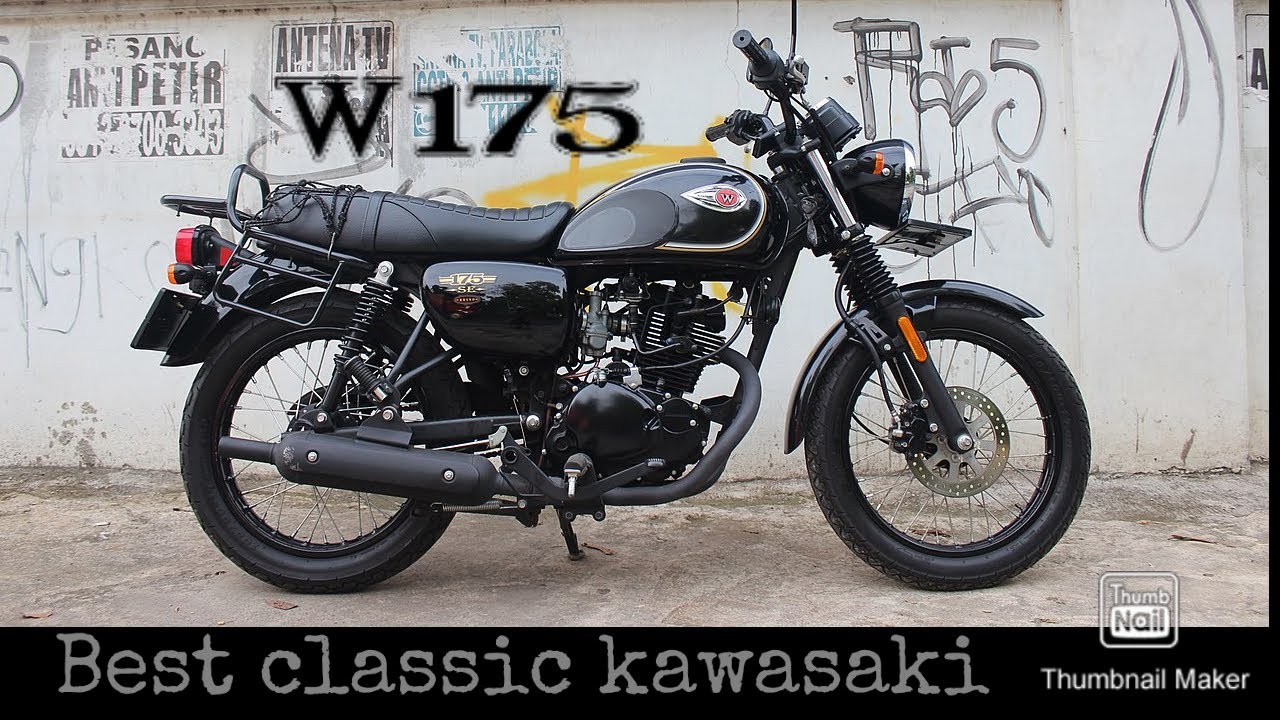 Kawasaki w 175, price specifications and walk around review, #kawasakiw175 #kawasaki