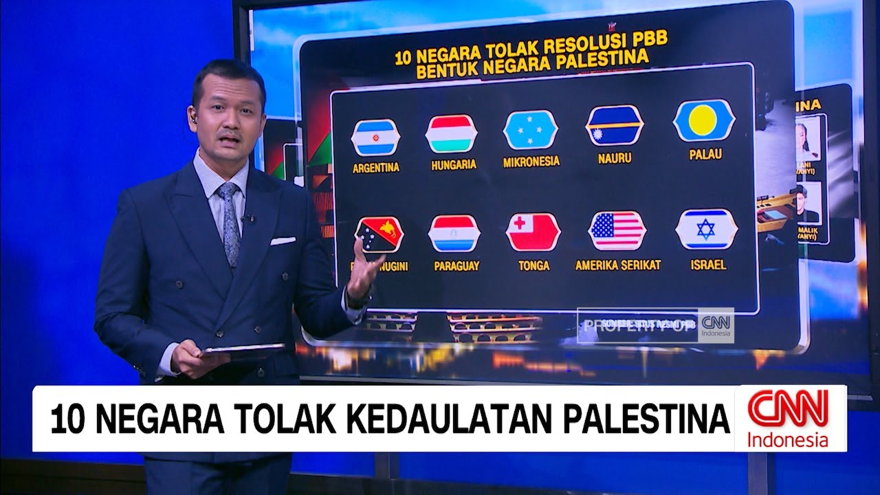 10 Negara Tolak Kedaulatan Palestina