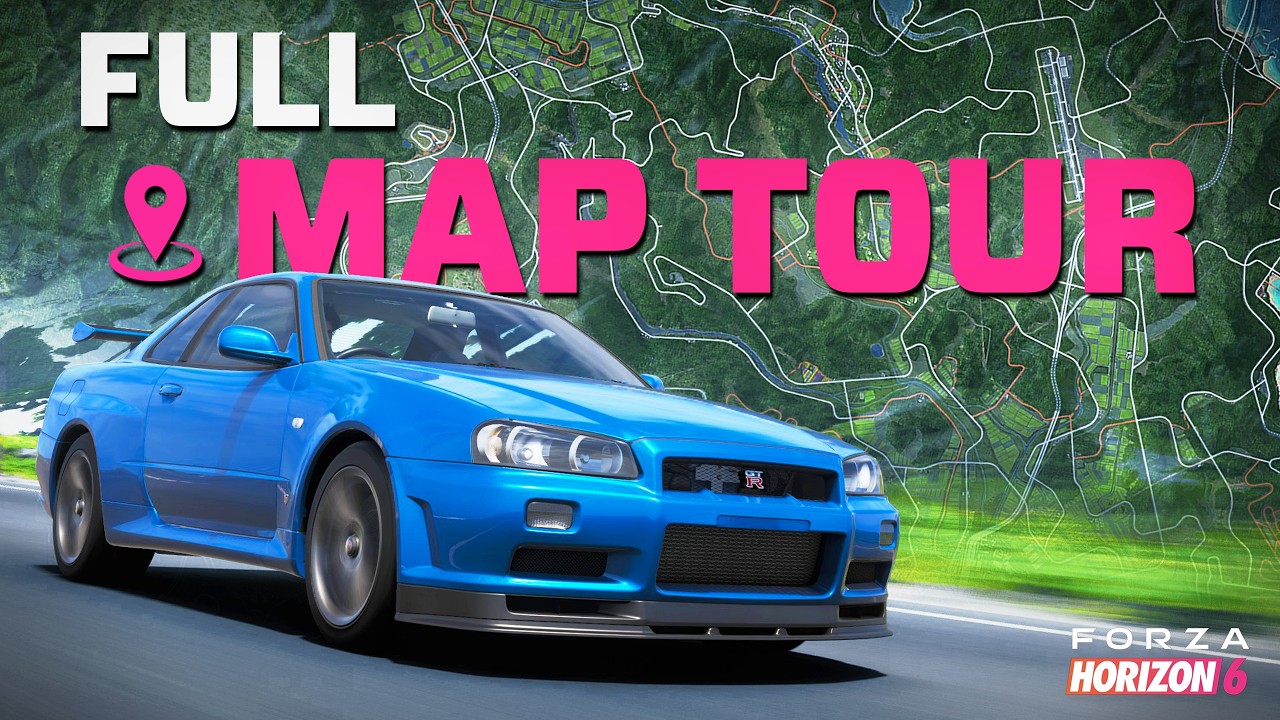 Карта в Forza Horizon 6 просто ПОТРЯСАЮЩАЯ!