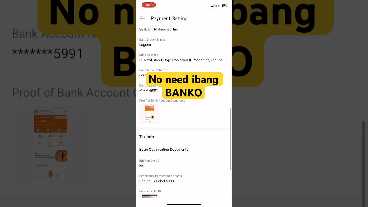ApprovedAGAD!! #shopeeaffiliate #shopee #shopeepay #affiliatemarketingforbeginner #sebank #affiliate