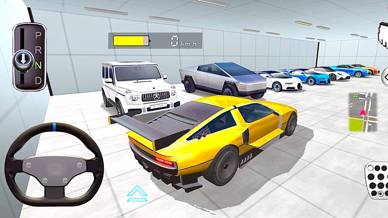 New Red MercedesG63 For Parking 3d game top car showroom parking 🅿️ 
