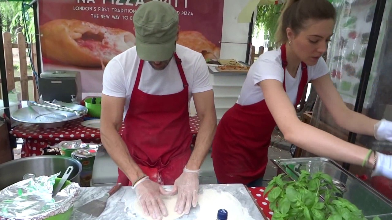 Yummy Italian Street Food Napoletana Pizza Fritta: Sweet & Savoury Fried Pizza from Naples in London