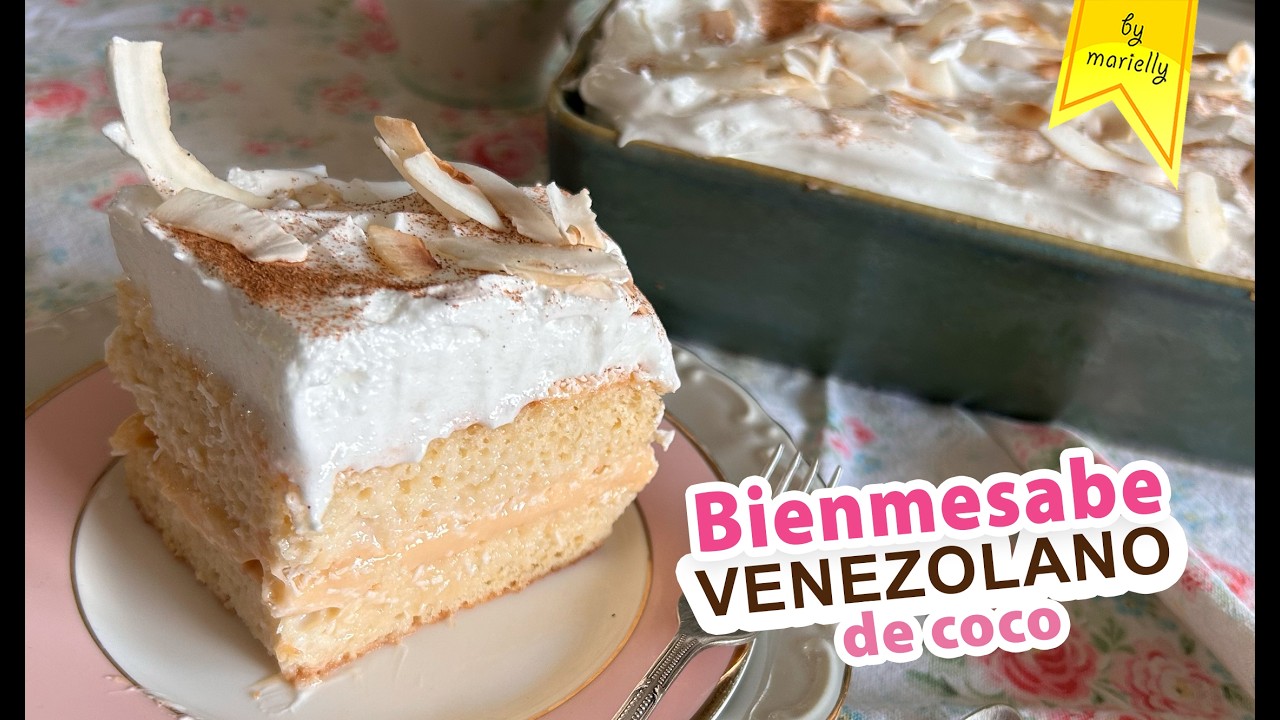 😋 BIENMESABE de COCO 🥥 Pastel Venezolano by Marielly