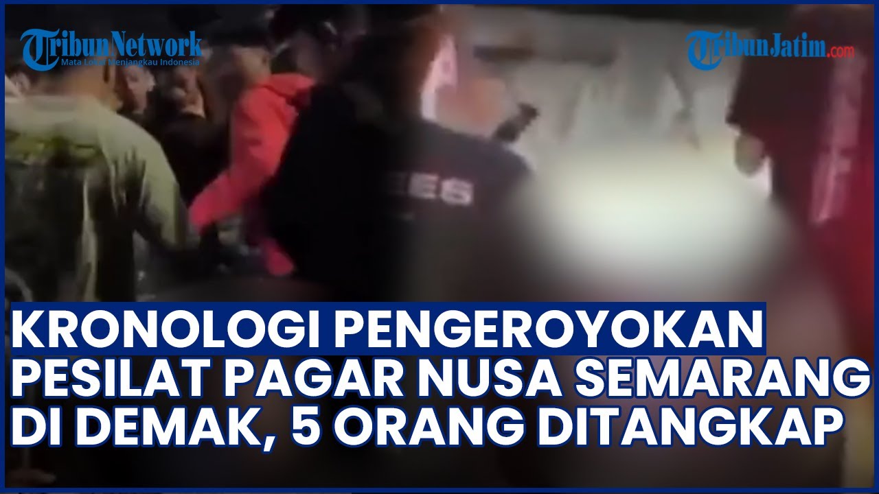 TRAGEDI MAUT! Detik-detik Pesilat Pagar Nusa Semarang Tewas Dikeroyok Geng Balap Liar di Demak