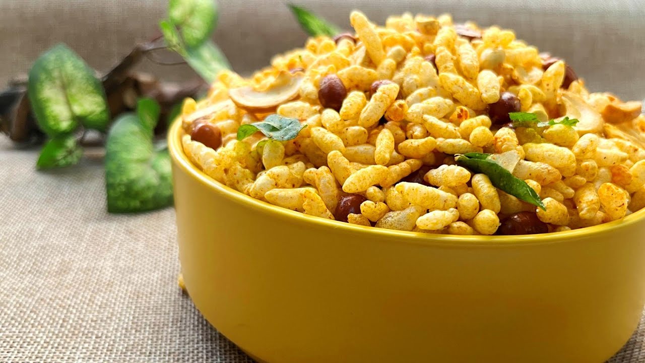 5 Minutes Snack | Instant Masala Puffed Rice Recipe | Spicy Puffed Rice Mixture | Puffed Rice Masala