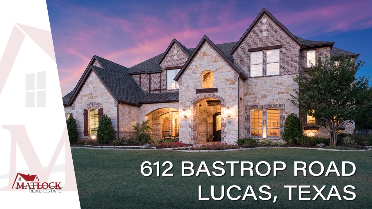 612 Bastrop Road, Lucas, Texas - An amazing home for sale in Lucas, Texas and Lovejoy ISD.