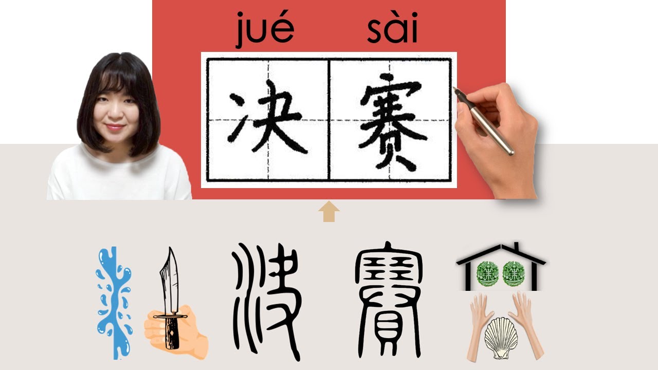 【NEW HSK5】/HSK5/决赛/決賽/juesai_(finals)How to Pronounce & Write Chinese Word & Character #newhsk3
