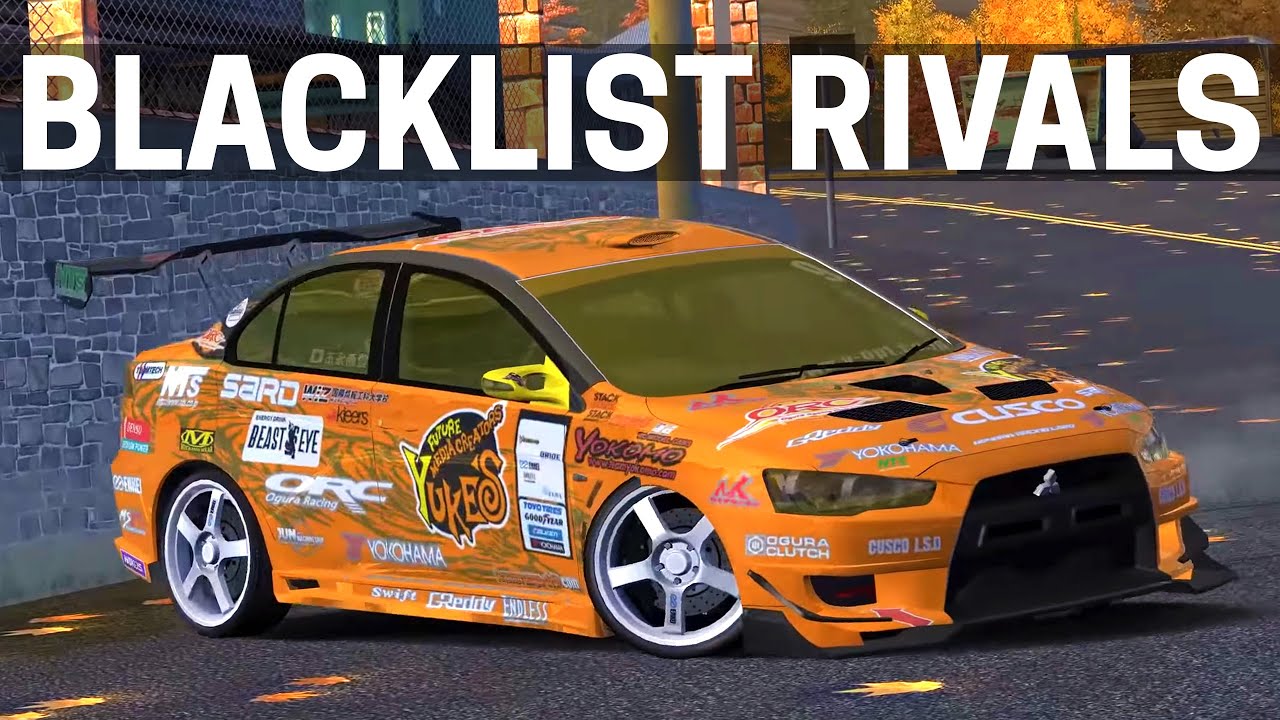 NFS Most Wanted: All Blacklist Race Entrances