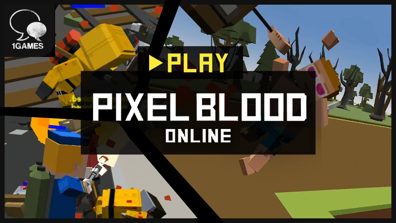 Play Zombie Hunting on Mobile Phone Game!! Pixel Blood Online