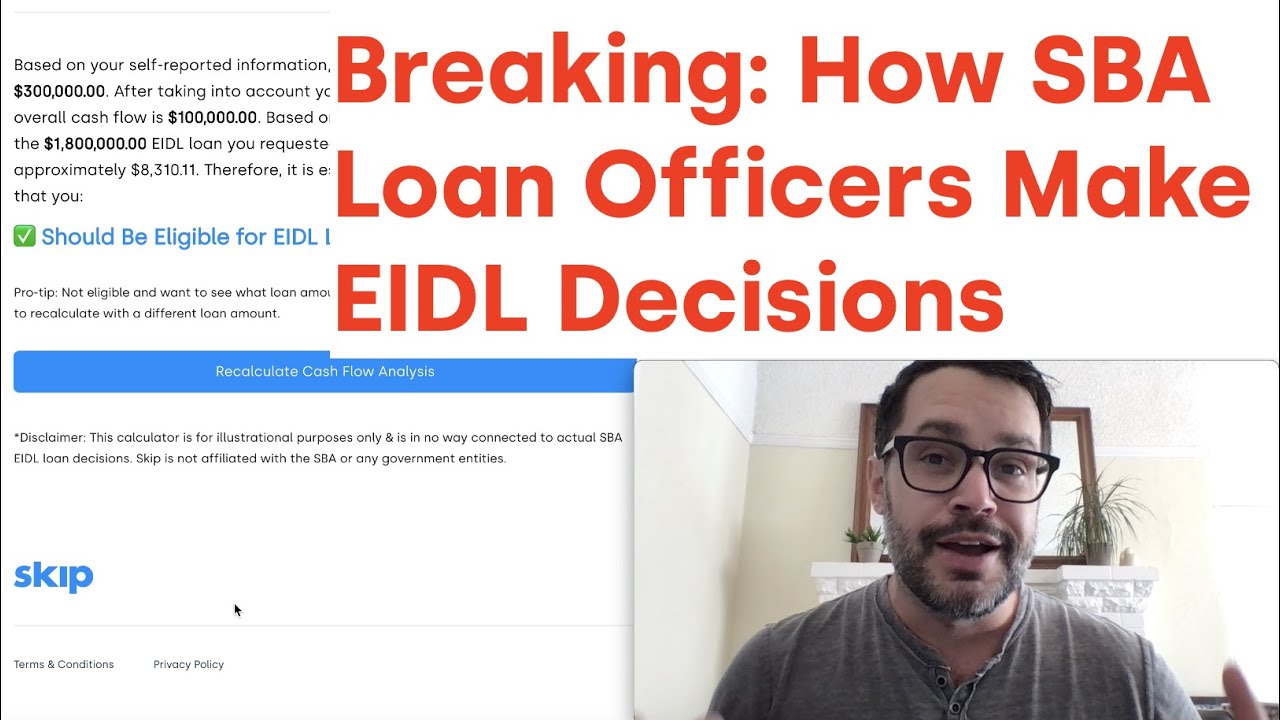 Breaking: Here's How SBA Loan Officers Approve EIDL Loans
