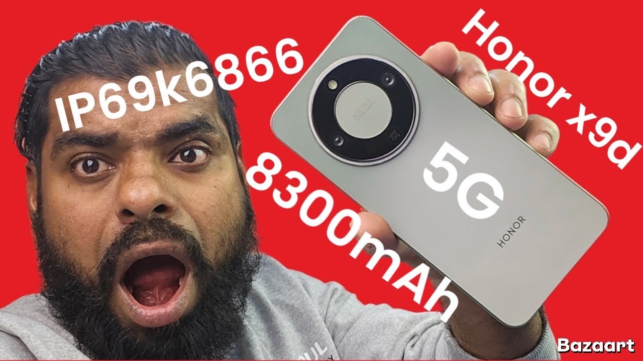 HONOR X9d 5G The Unbreakable Smartphone 8300mAh IP69k+68+66