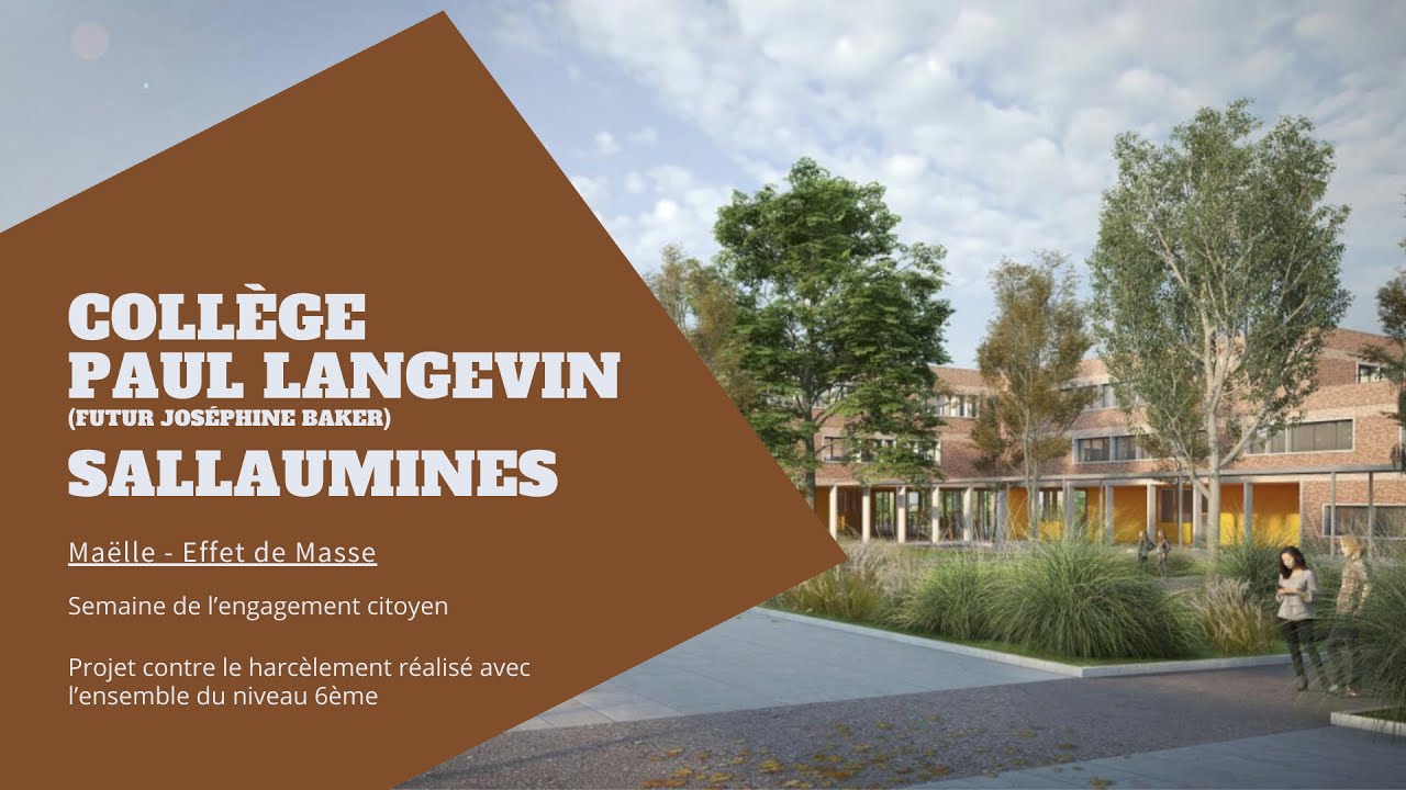 Reprise Maëlle - L'effet de masse  / Collège Sallaumines