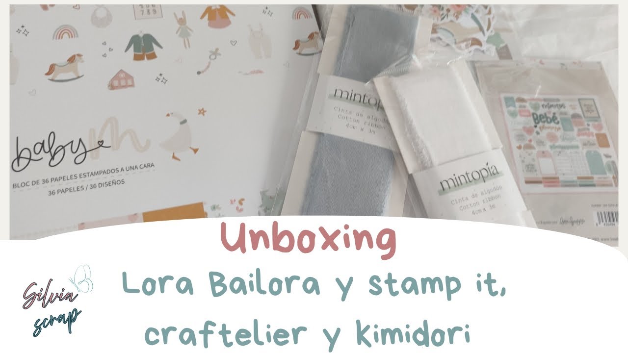 Unboxing Lora Bailora , craftelier, kimidori | stamp it | scrapbooking |