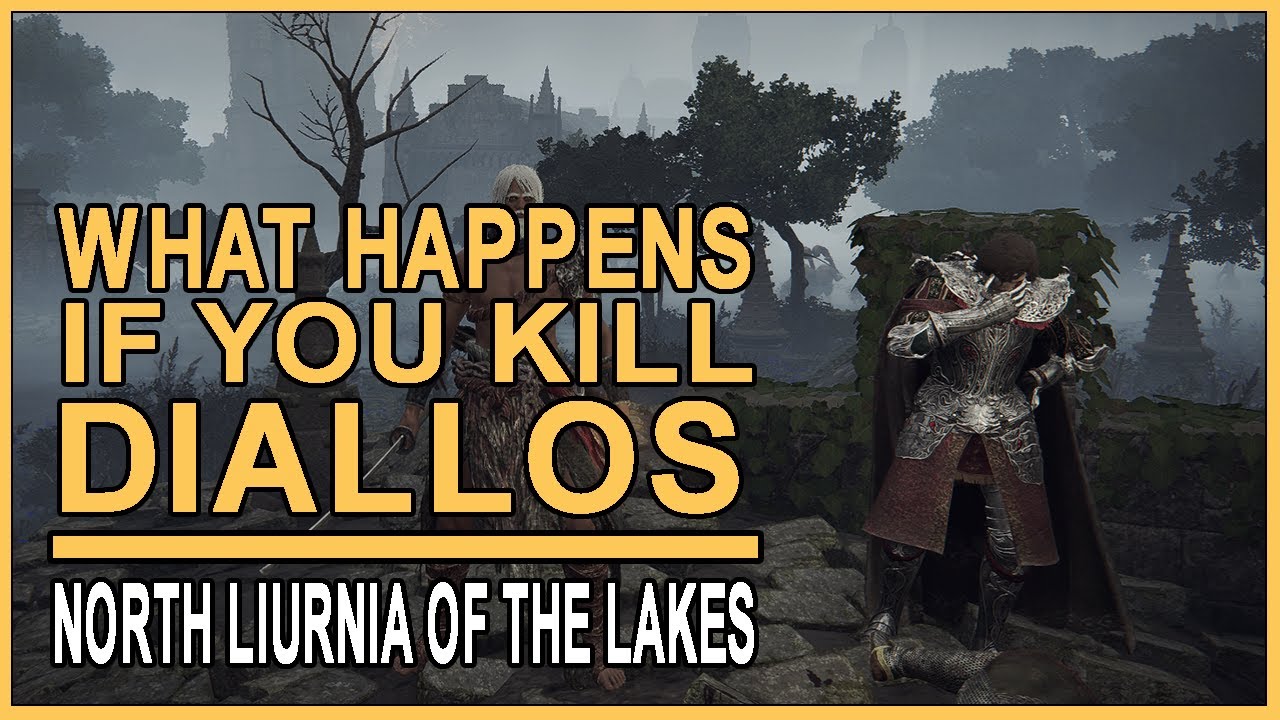ELDEN RING - What Happens if you Kill Diallos at North Liurnia of The Lakes