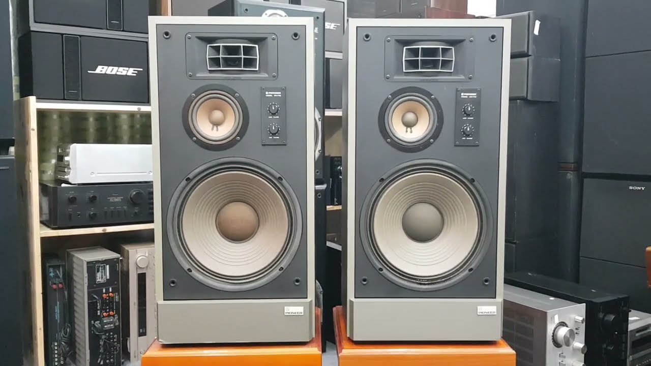 Loa Pioneer CS F75 đẹp như mới - bass 30 ba đường tiếng - nhạc vàng hay, giá rất hợp lý