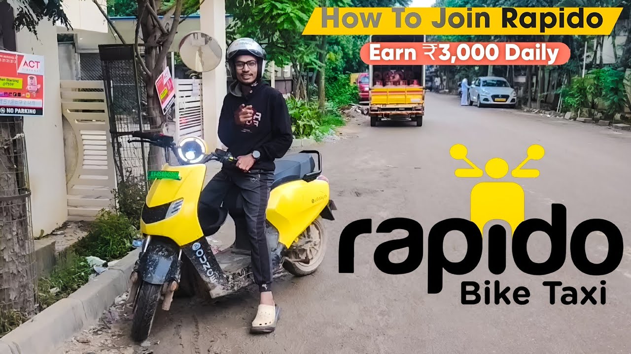 How to Join Rapido Bike Taxi in 2025 | Rapido Partner App Registration Step by Step Rapido Rider Job