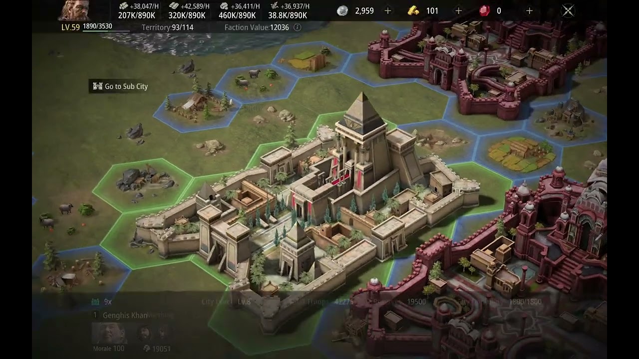 Epic Age Garrison vs transfer to a tent