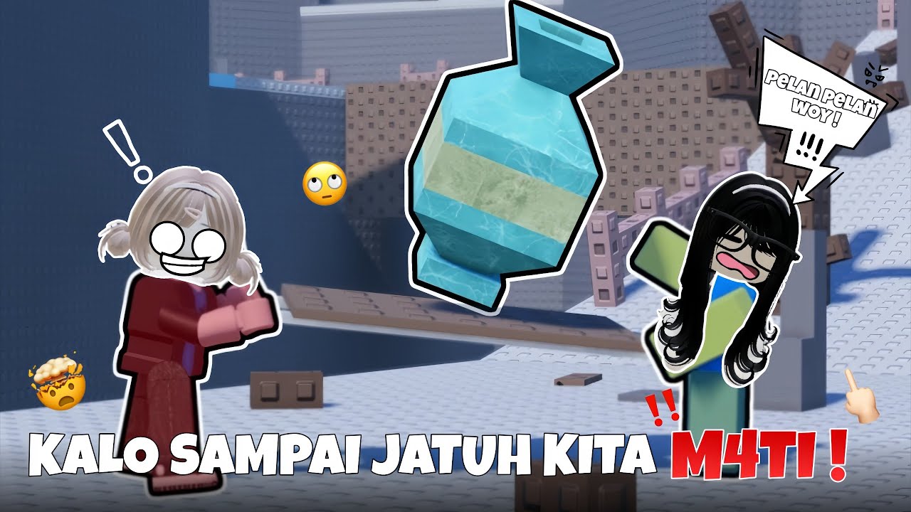 KITA HARUS MENJAGA VAS SUPAYA GA JATUH!, RUSUH BGTT 🤣🤯 || Roblox indonesia || 