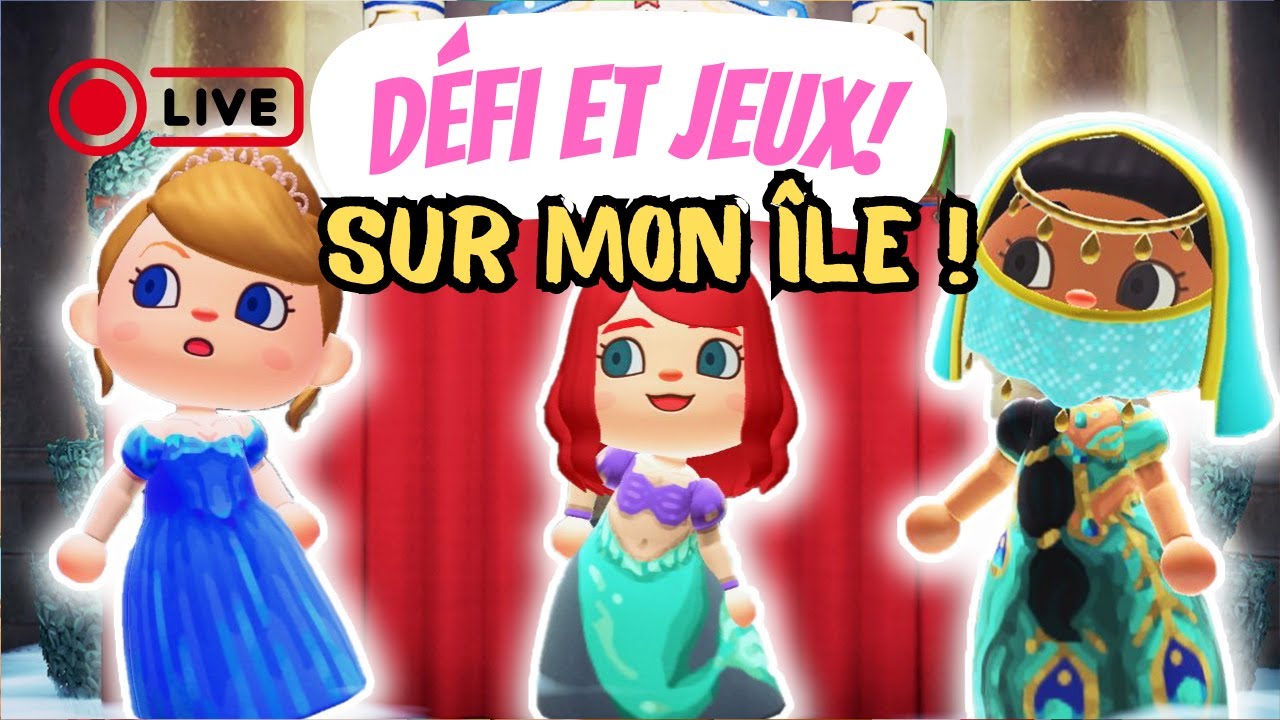 LIVE - CONCOURS Mise à Jour sur ANIMAL CROSSING New Horizons  #acnh #animalcrossing #live #acnhfr