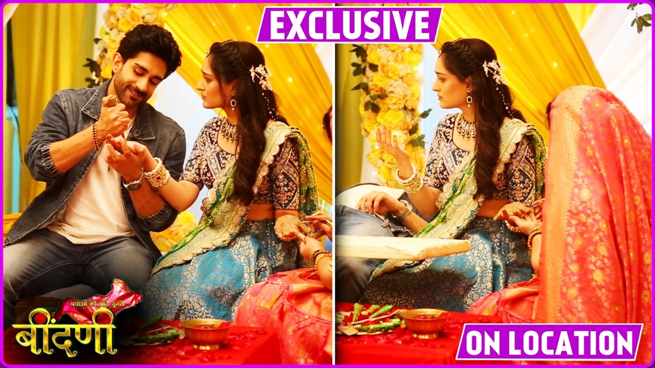 Beendani Serial On Location: Vaishnavi Ne Kiya Garv Ko Imagine, Garv Ne Lagayi Vaishnavi Ko Mehendi