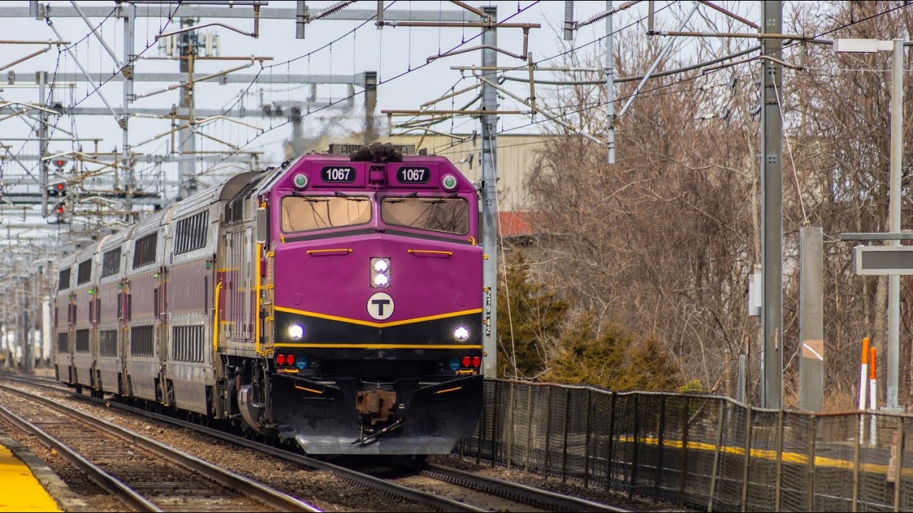 MBTA & Amtrak Evening Rush at Readville FT: Horn Shows, Amtrak Equipment Move & More!
