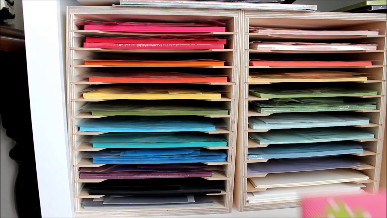 How I Do My Paper Scraps Storage - Laura's Stamp Pad