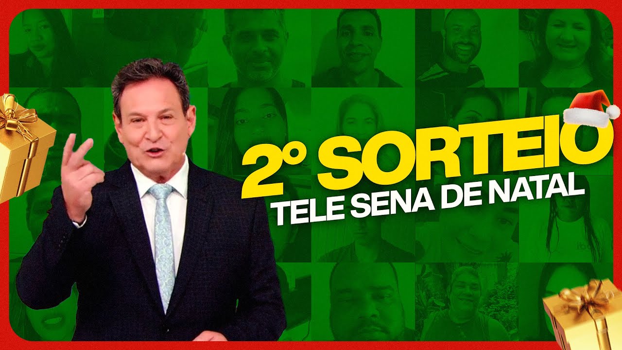 Confira o 2º Sorteio da Tele Sena de Natal 2023 (03/12/2023)