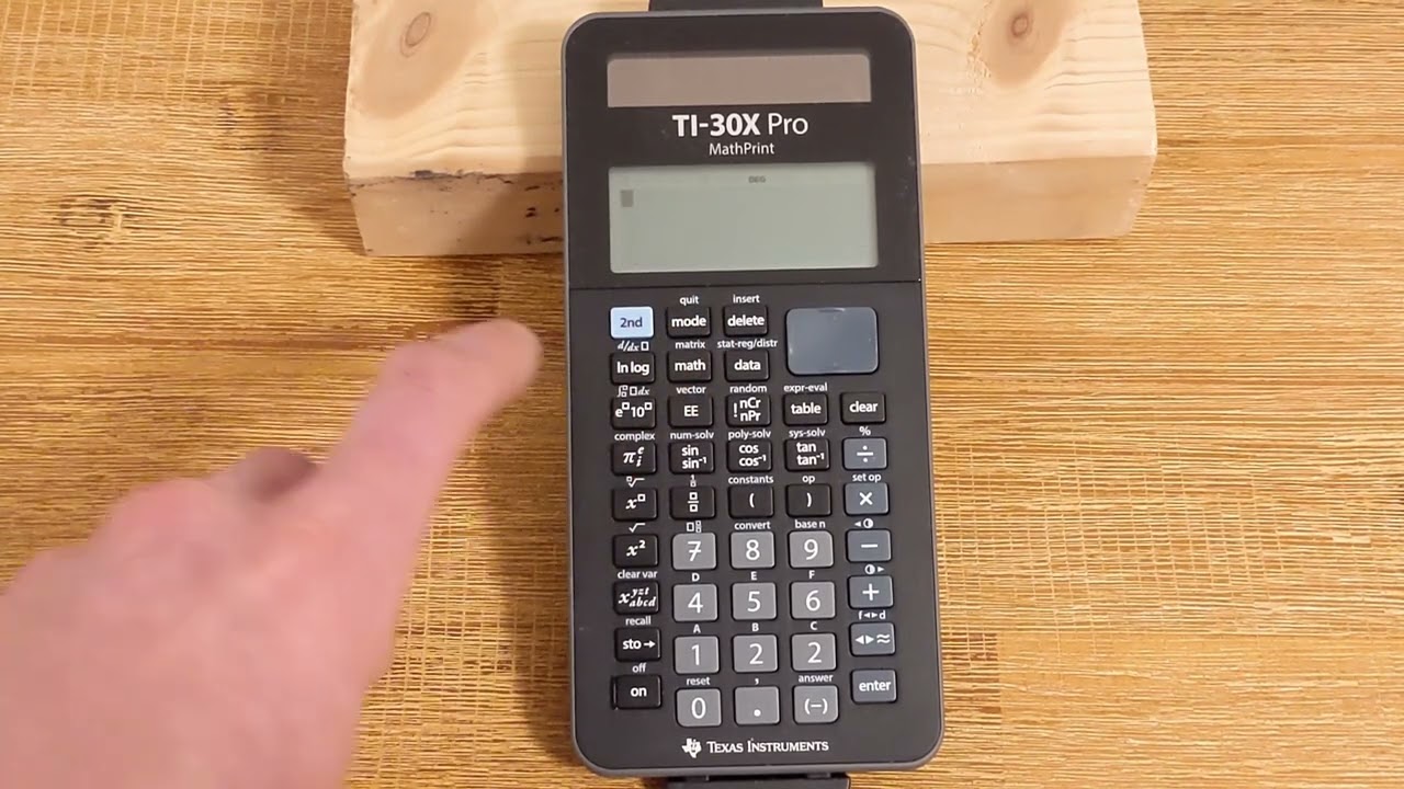 TI30xPRO Vektoren - Kreuzprodukt, Skalarprodukt