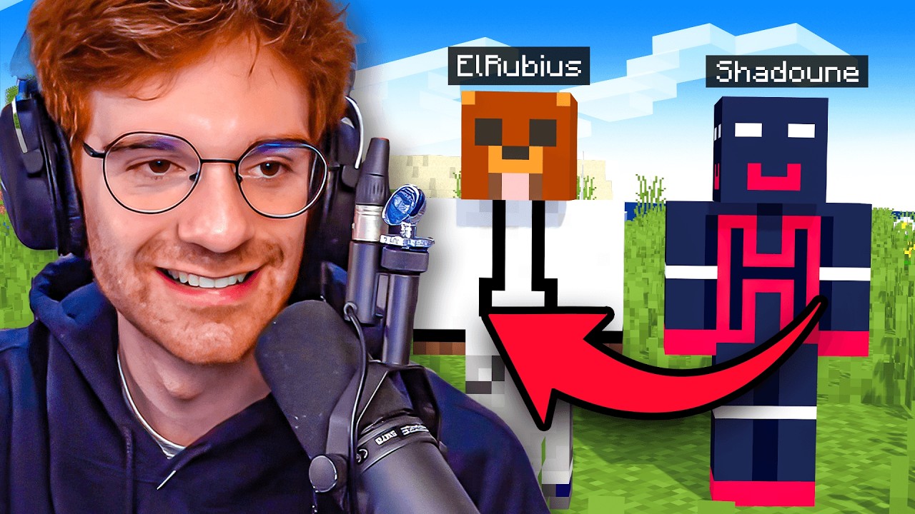 Volvió Rubius al speedrun? Hispanos se pasan Minecraft pero cada minuto cambia el jugador!