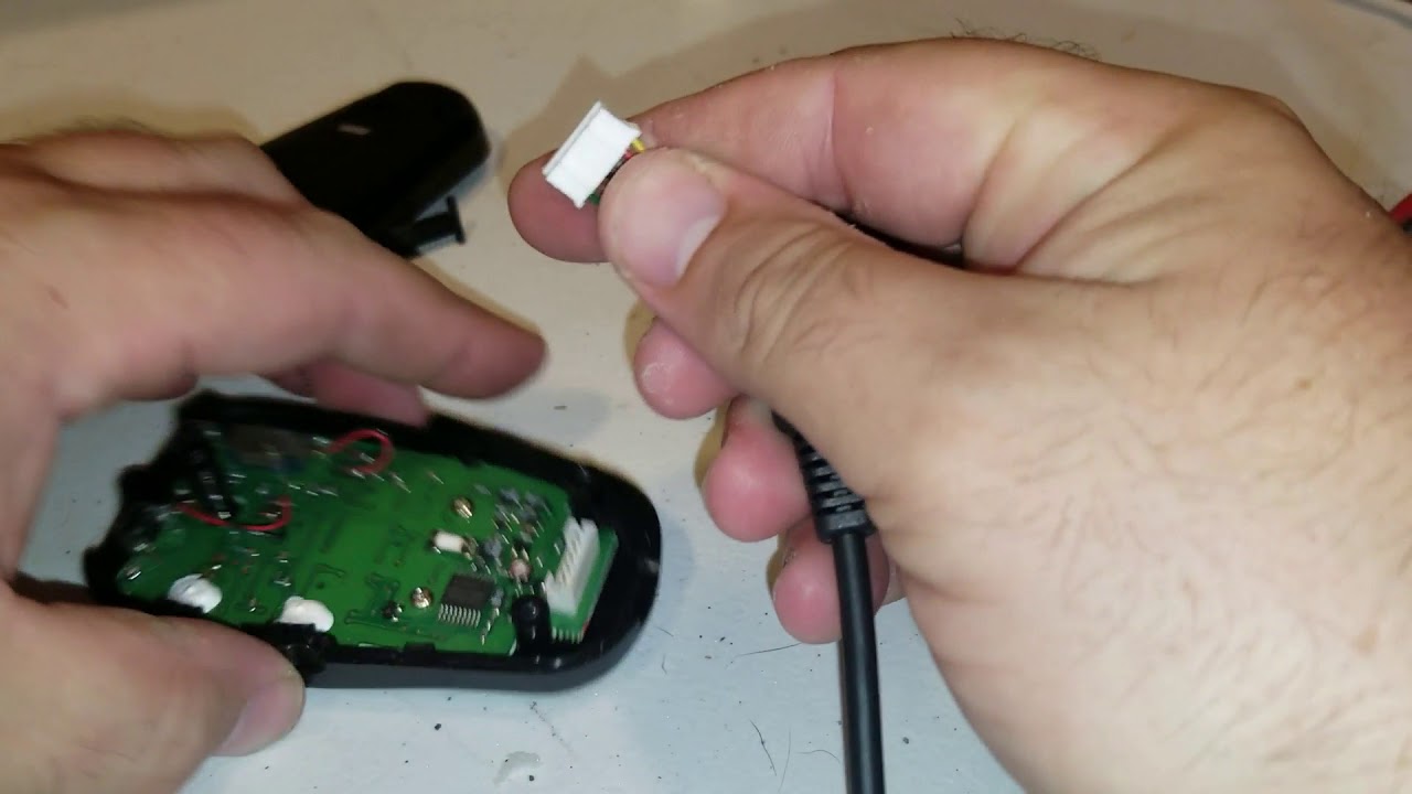 Cord replacement on a Yaesu MH-36b mic