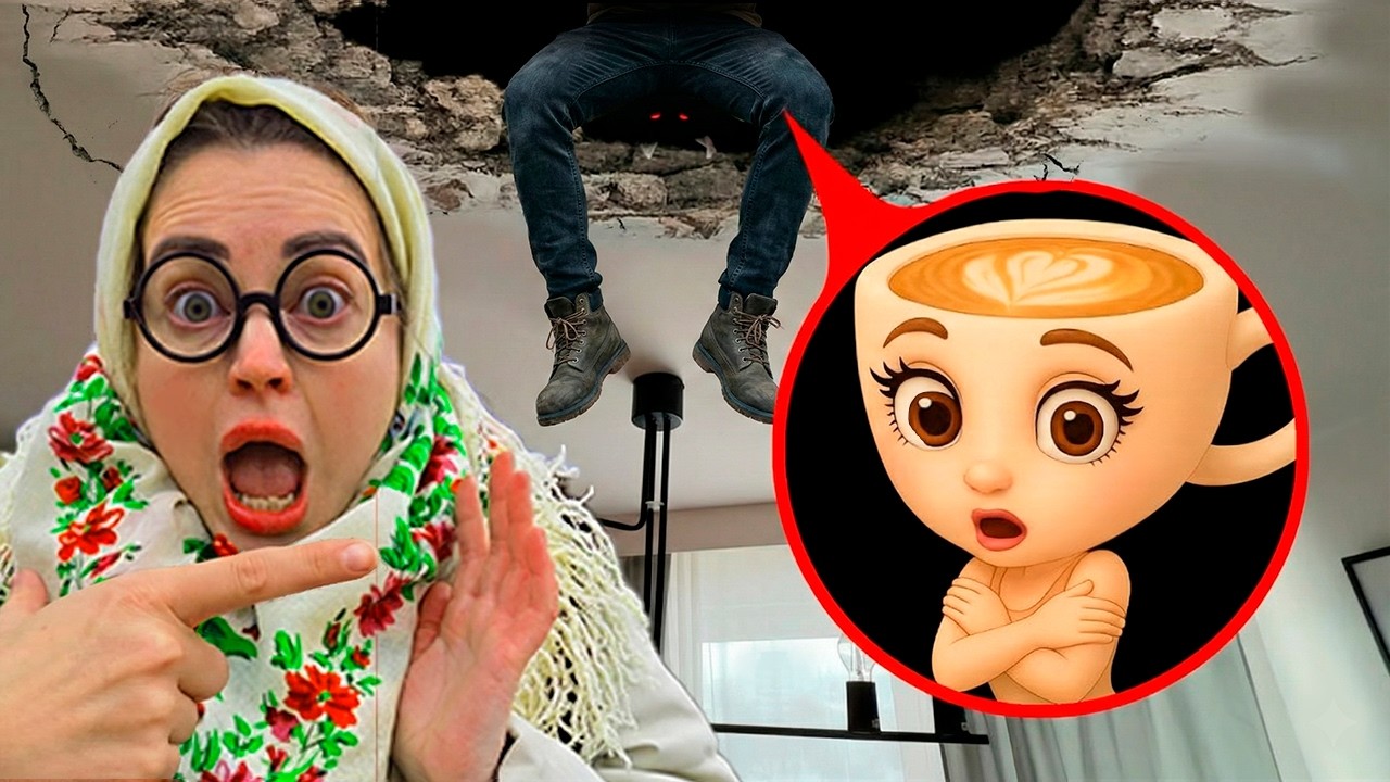 Ballerina cappuccino is Calling me! SLIDE MONSTER Took her! GOO GOO GAGA  SHORT MOVIE