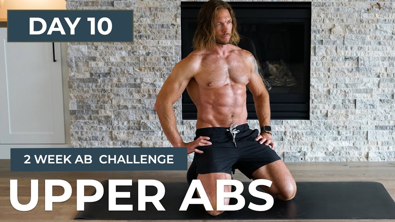 Day 10: 14 Min UPPER AB Focused Workout to Build Definition // Shredded: 2 Week Ab Challenge
