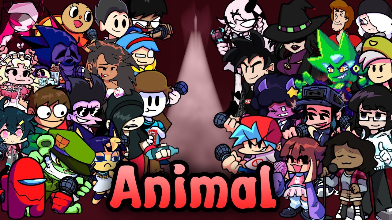 FNF Animal [REMAKE] But Every Turn A Different Cover Is Used 🗣️📢🔥 (FNF HAZY RIVER)