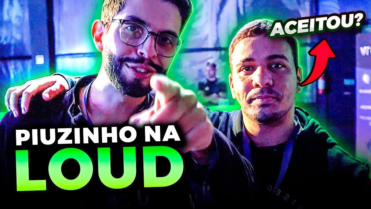 PIUZINHO NA LOUD?!? PLAYHARD FEZ ELE RESPONDER NA HORA...
