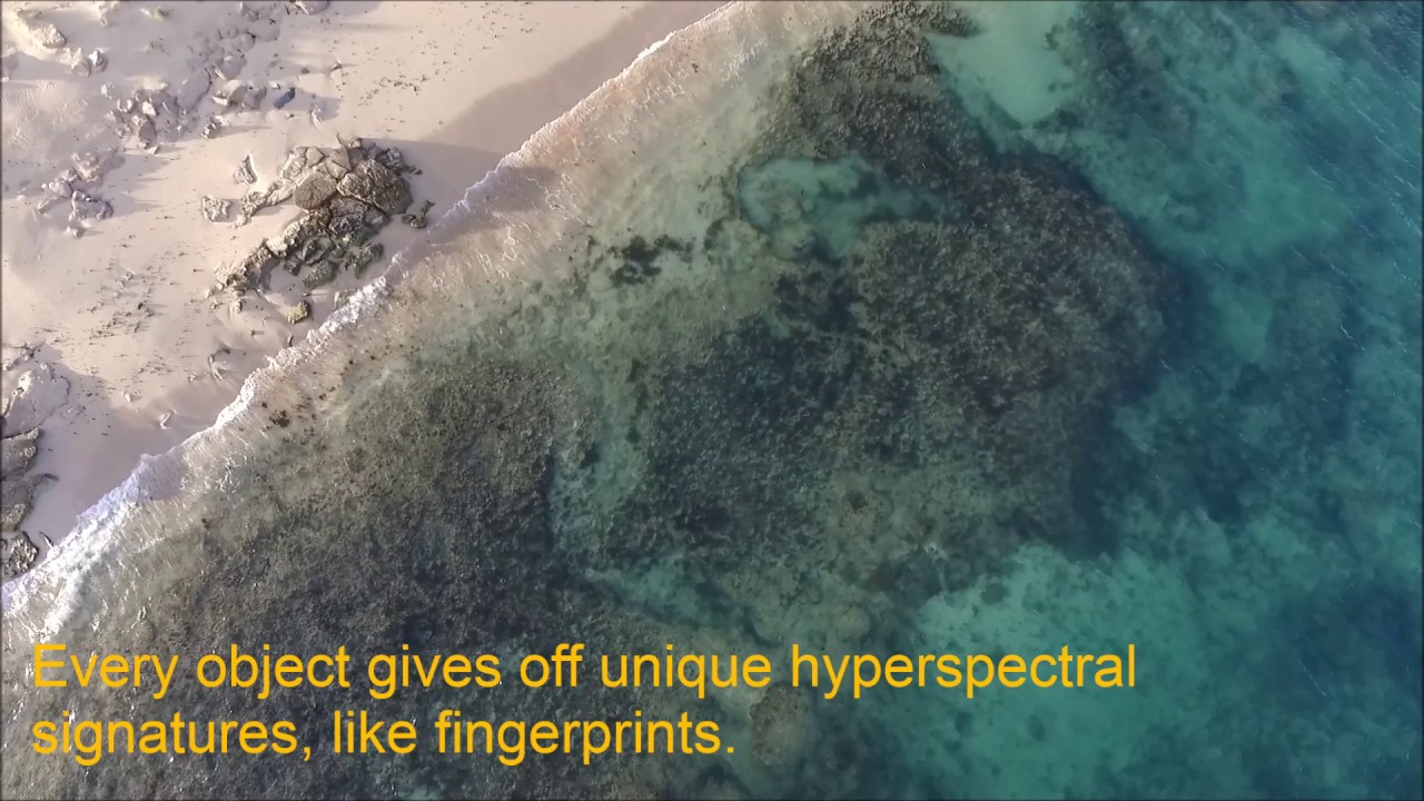 QUT's hyperspectral camera and UAV system at work above Ningaloo Reef