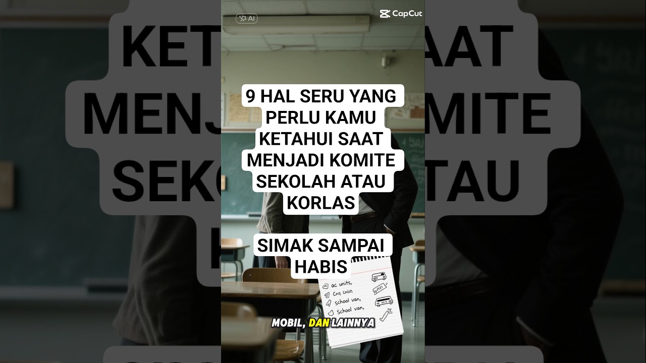 9 Hal penting yang wajib kamu ketahui saat menjadi korlas atau komite sekolah