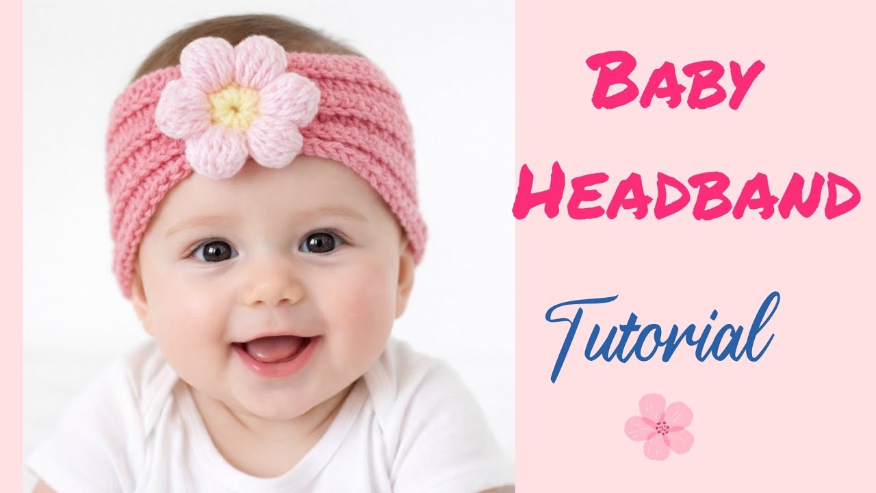 Baby Headband Crochet Tutorial . Make it in any size