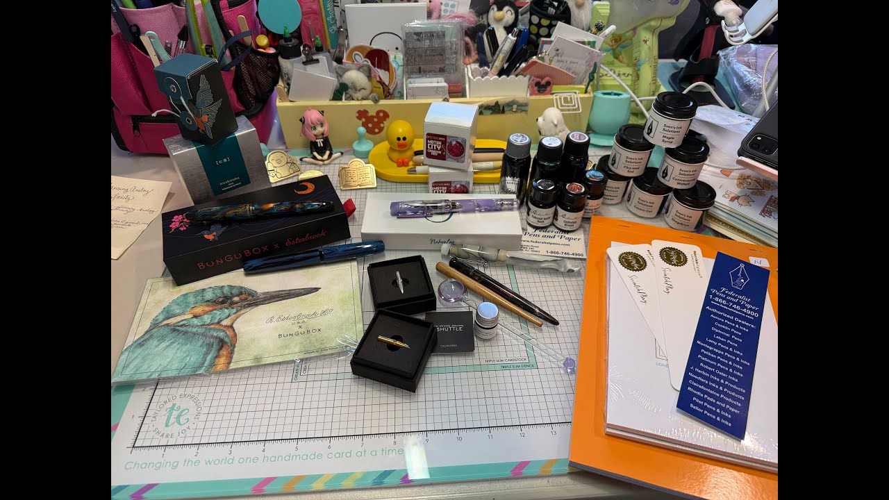 Very first pen show experience and haul.  Detroit Pen Show 2025