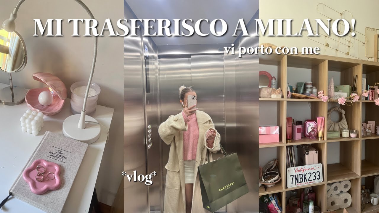 VADO A VIVERE A MILANO! I vlog trasferimento, room tour