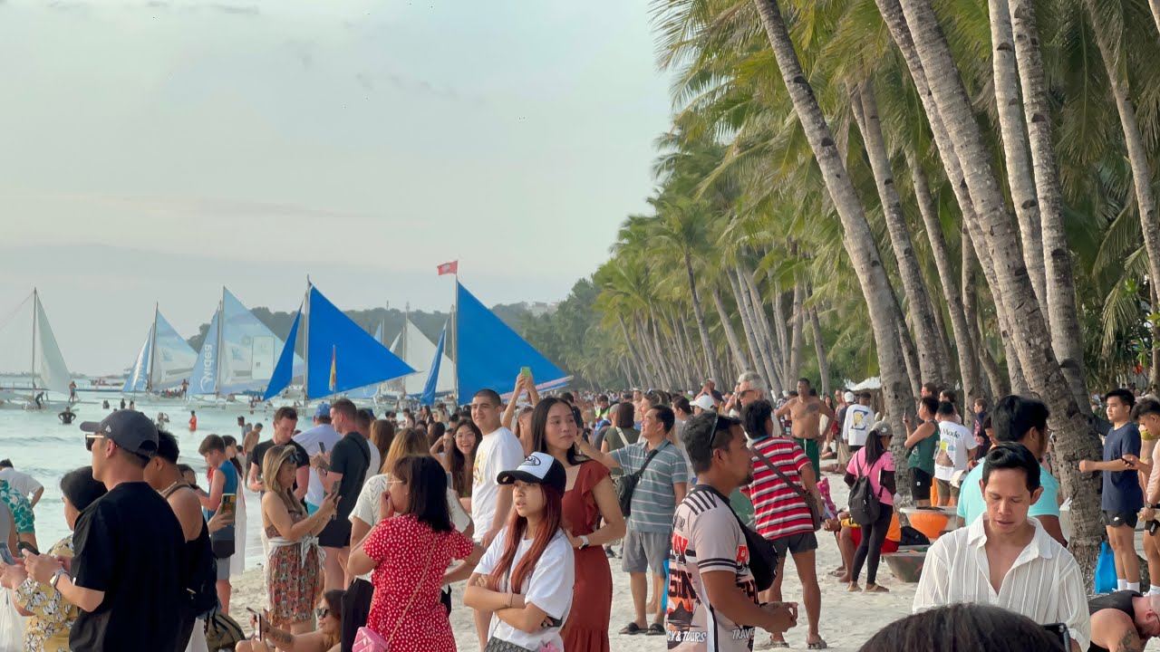 Look BORACAY Philippines | Today February 25 2025 | Daming Tao | White Beach | Station 1 2 & 3