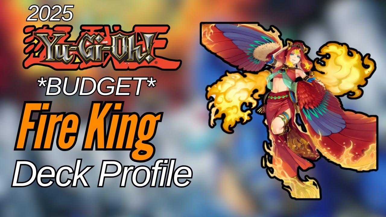 Yugioh 2025 Budget Fire King Deck Profile - Best way to enter the game for 2025!