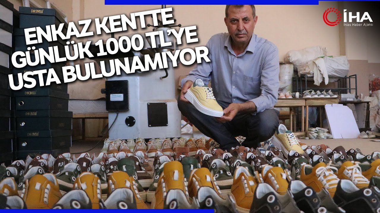 Ayakkabı İmalatçıları Günlük Bin TL’ye Usta Bulamıyor
